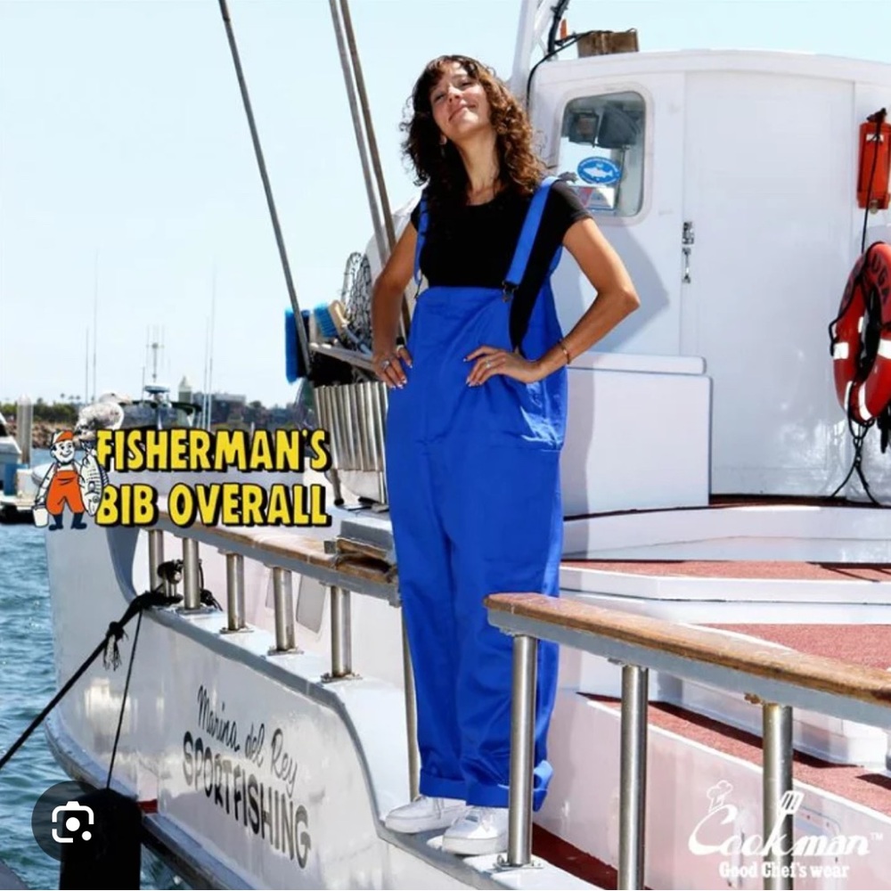 Coolman Blue Fisherman's Bib Overall